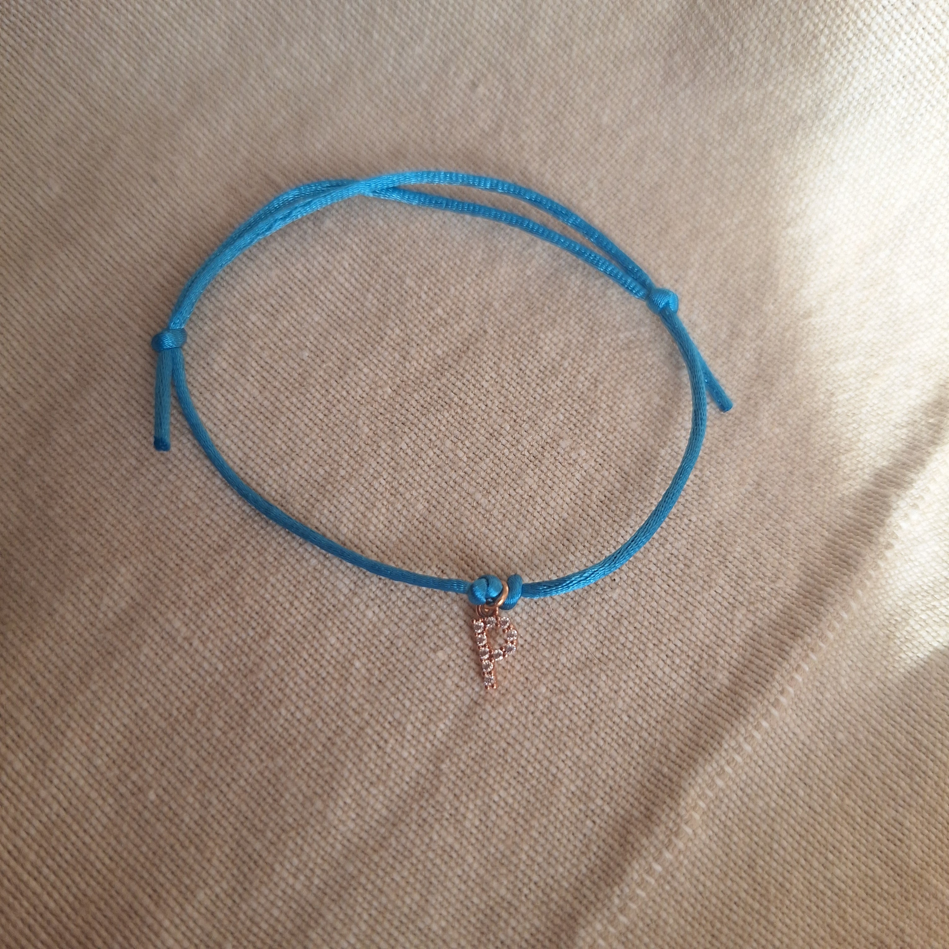 Bracciale letterina - P