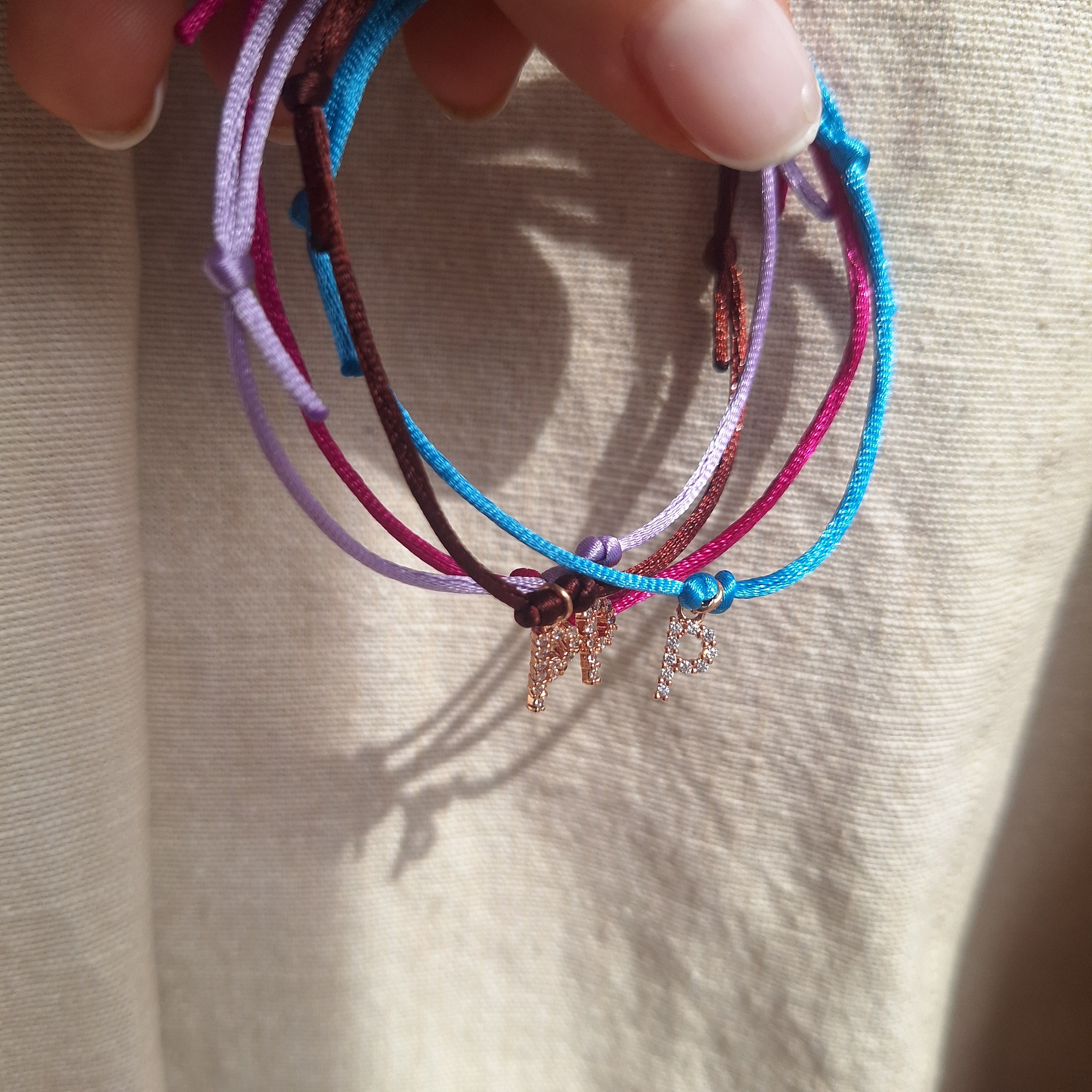 Bracciale letterina - P
