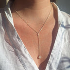 Collana Cascata di Gemme con Pietra di Luna