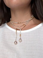 Le Caravattine - Multicolor con Perle Rosa
