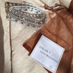 Collana Quadratini e Strass - Argento