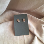 Orecchini Delhi - quadrato e strass oro