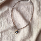 Amuleto del Quadrato - Quarzo Fumè e Labradorite