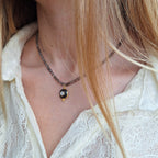 Amuleto del Quadrato - Quarzo Fumè e Labradorite
