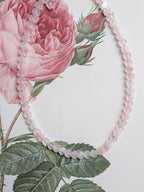 Girocollo Cuoricini - Quarzo Rosa