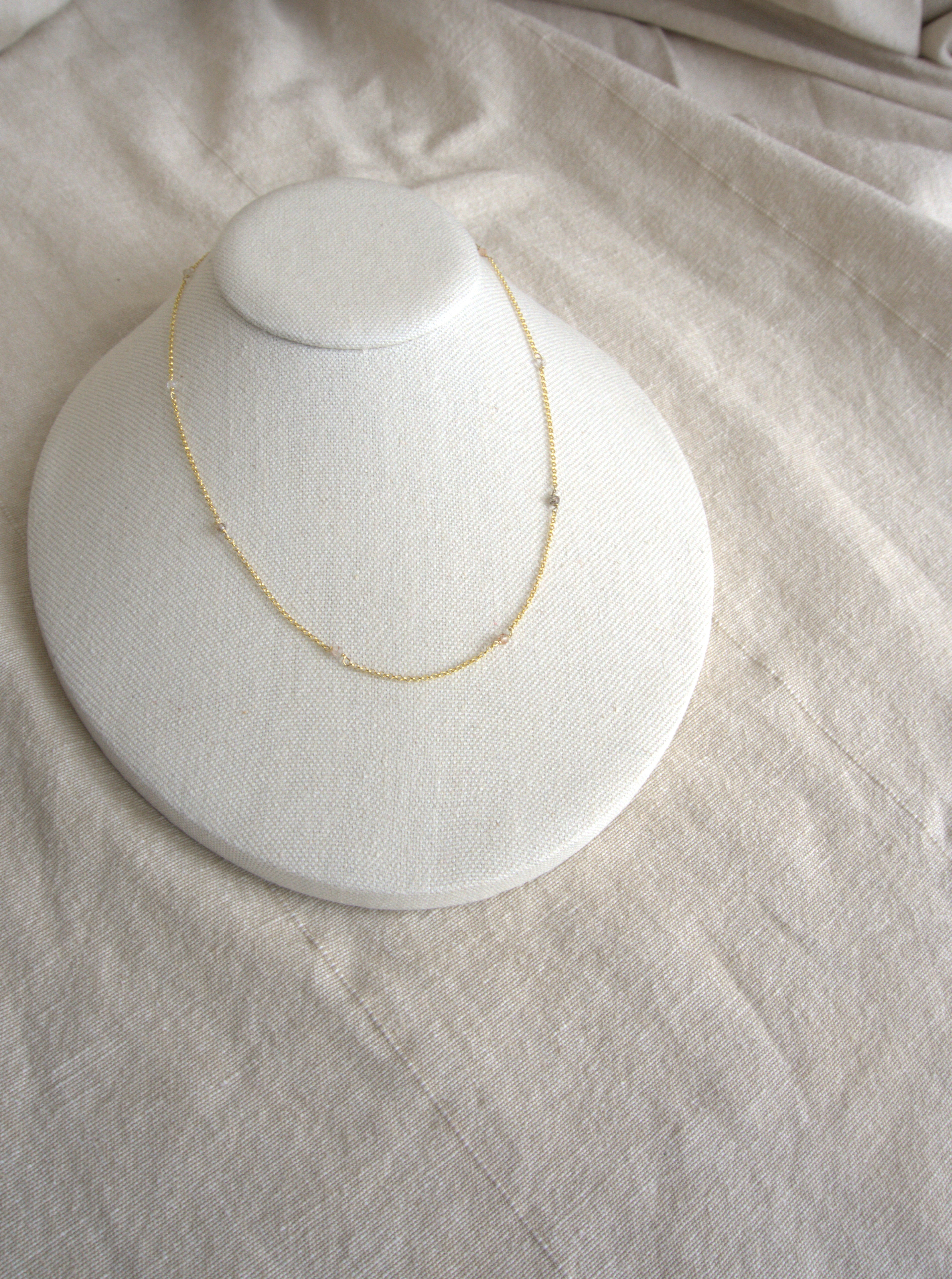 Collana Alternata - quarzo rutiliano