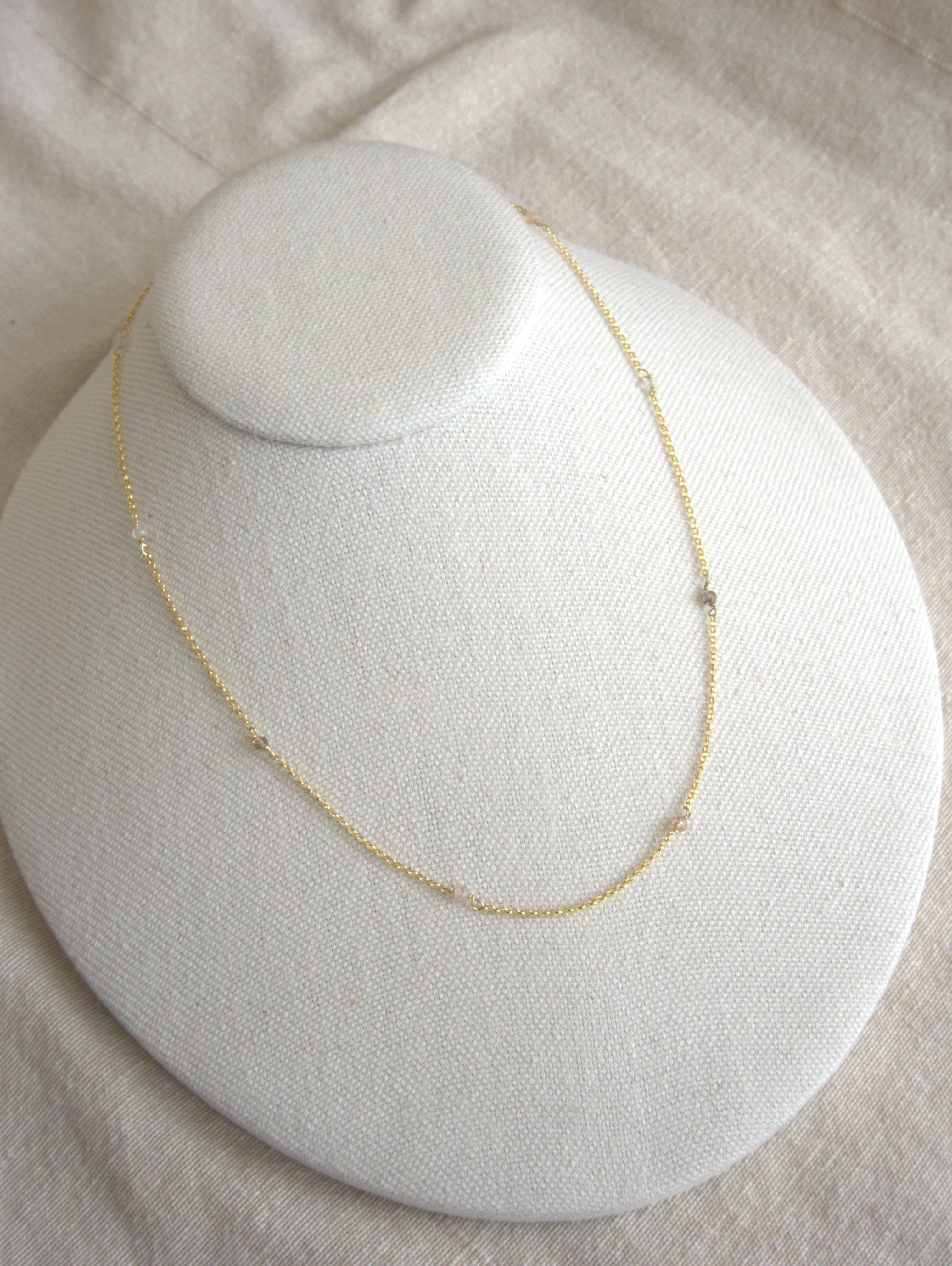 Collana Alternata - quarzo rutiliano