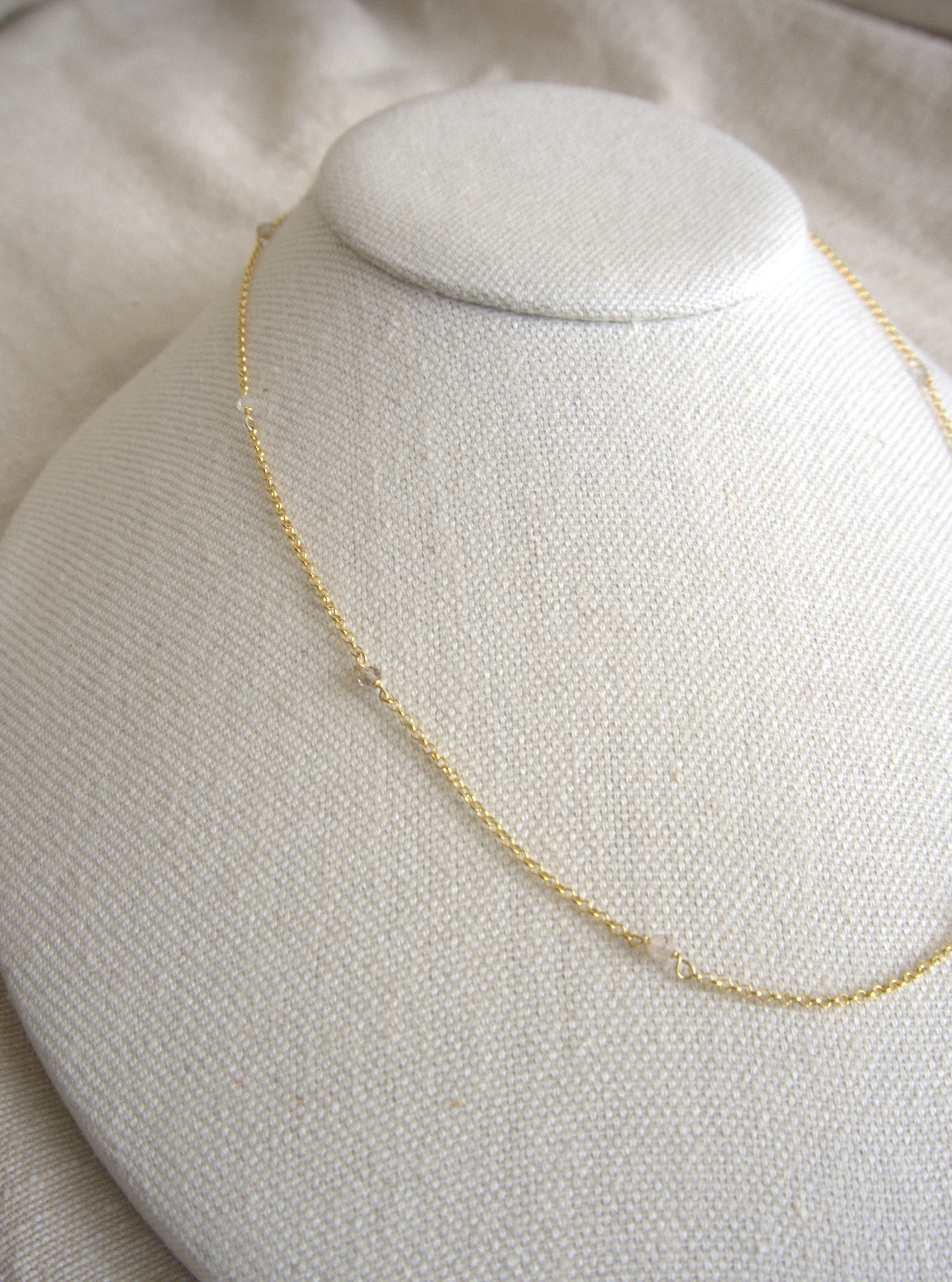 Collana Alternata - quarzo rutiliano