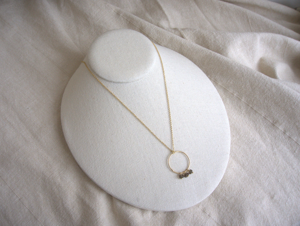 Collana Rivombrosa - quarzo fumè