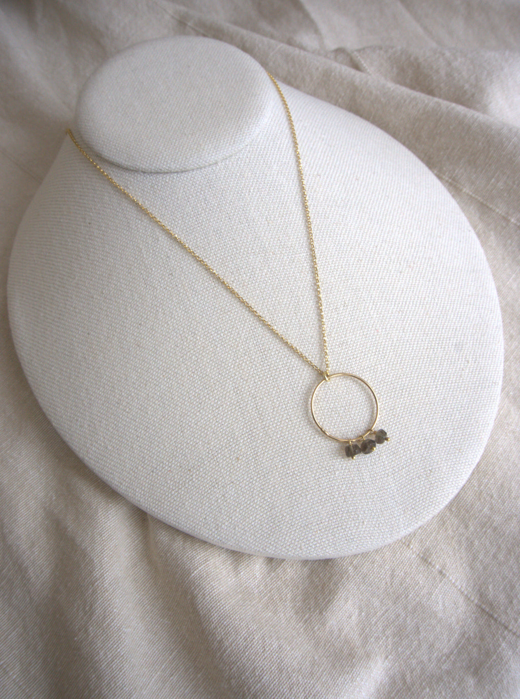 Collana Rivombrosa - quarzo fumè