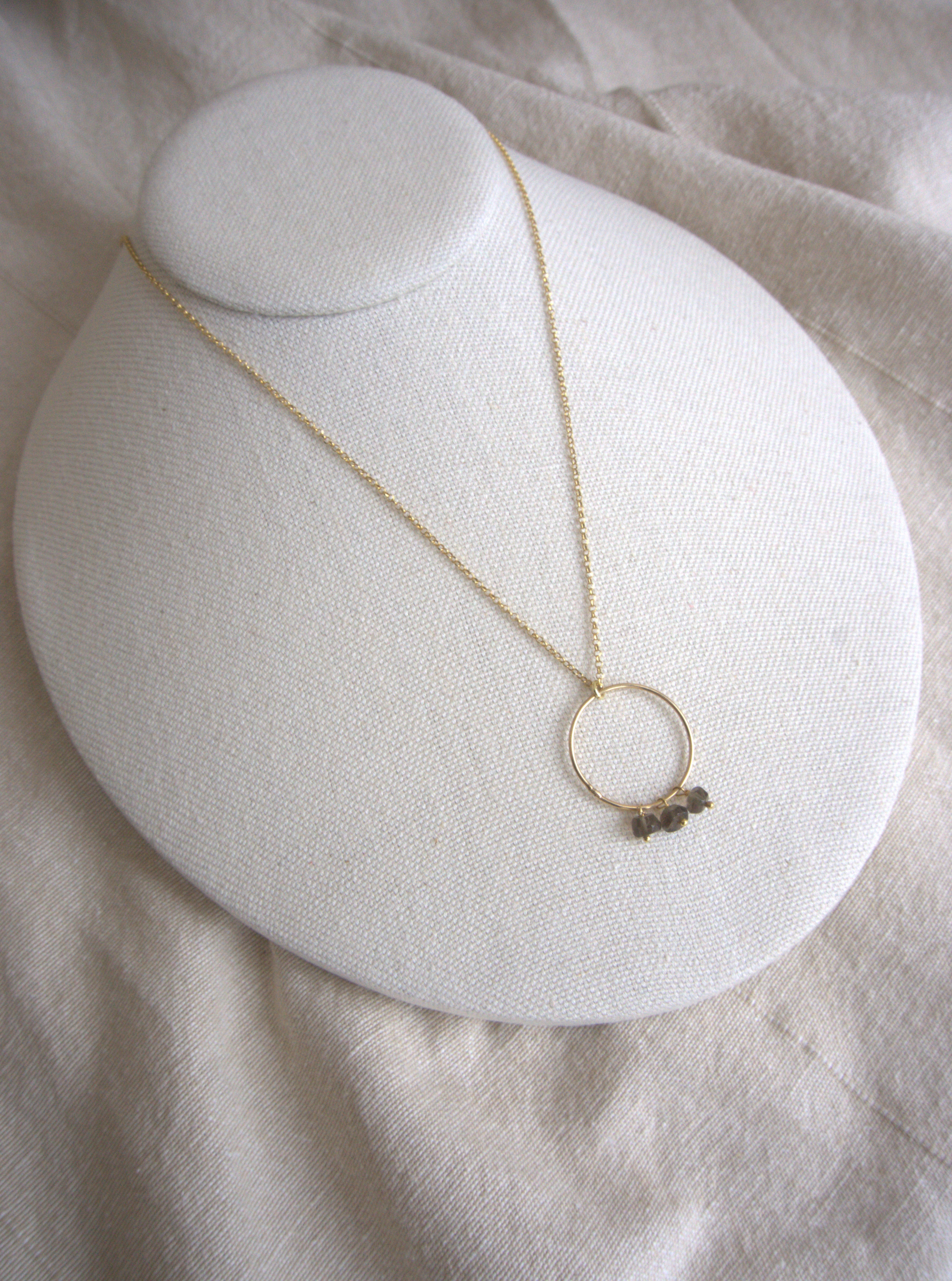 Collana Rivombrosa - quarzo fumè