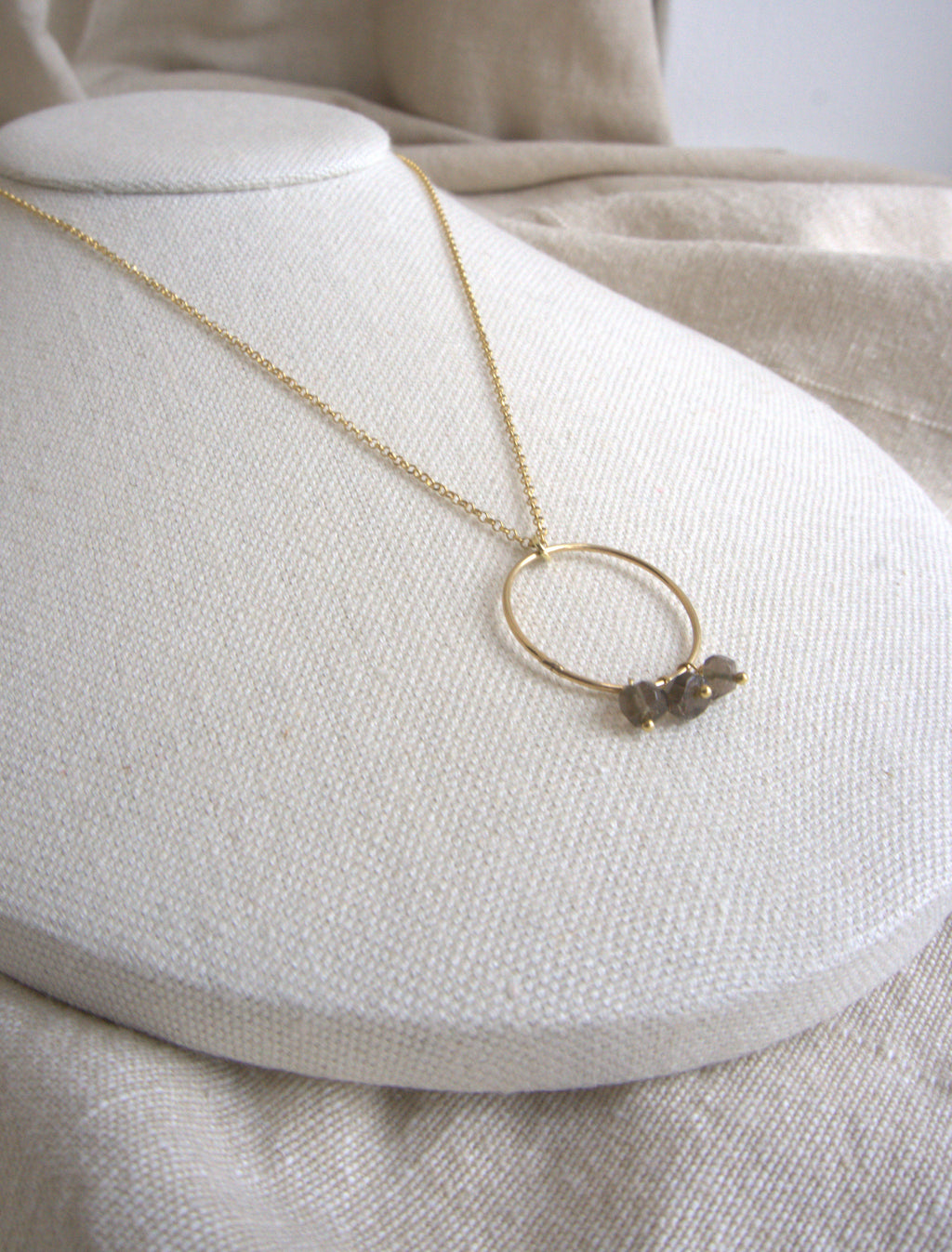 Collana Rivombrosa - quarzo fumè