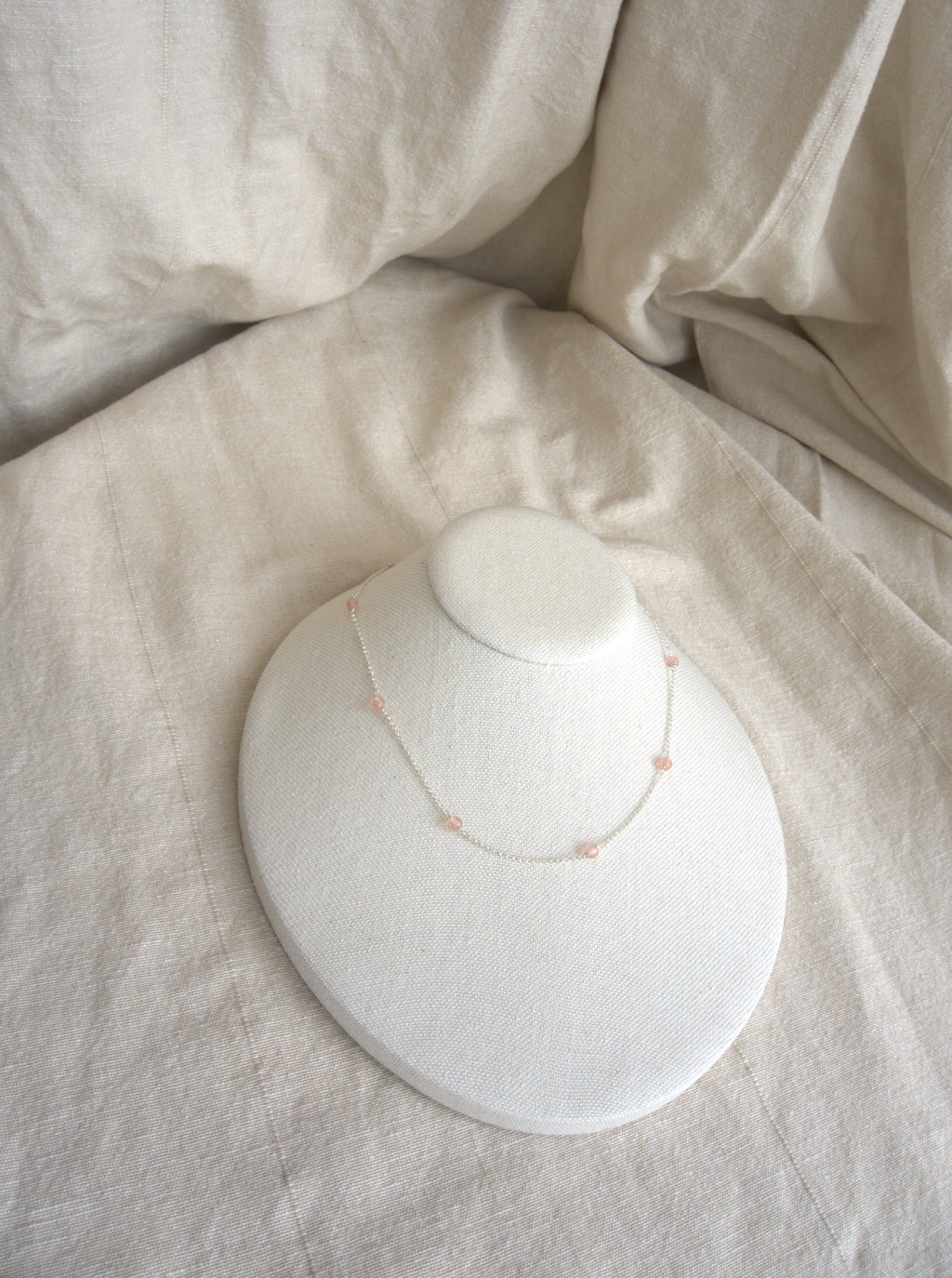 Collana Alternata - quarzo rosa