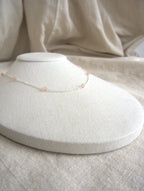Collana Alternata - quarzo rosa