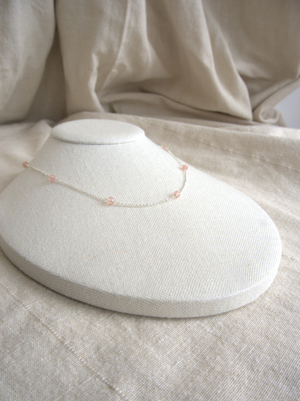 Collana Alternata - quarzo rosa