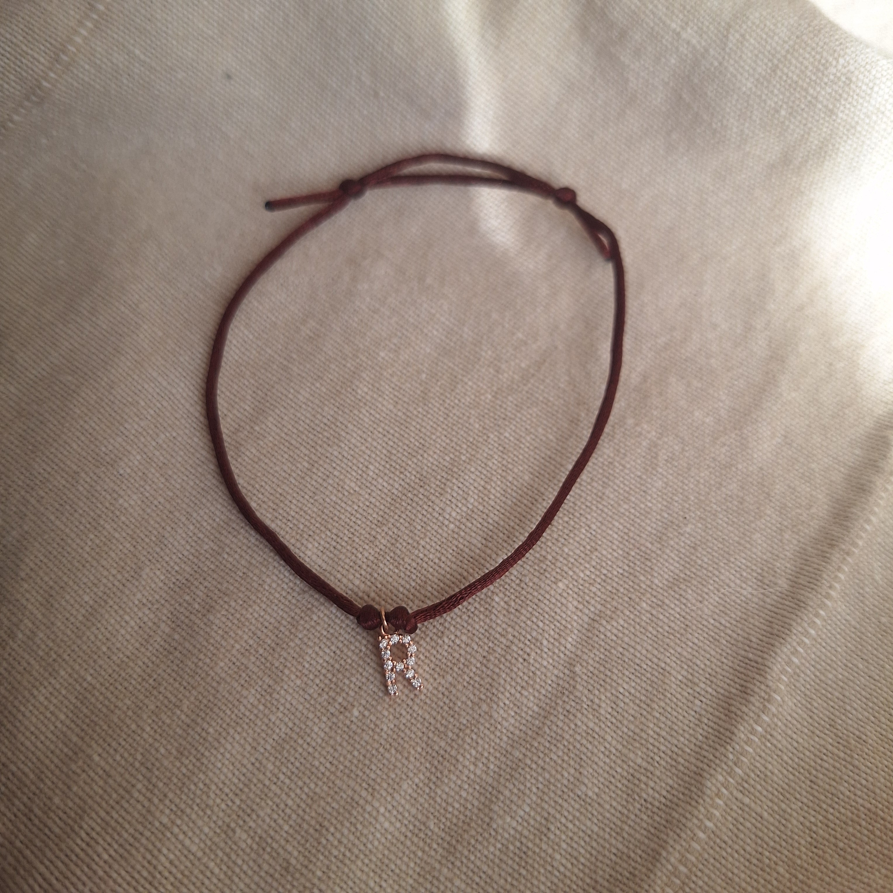 Bracciale letterina - R