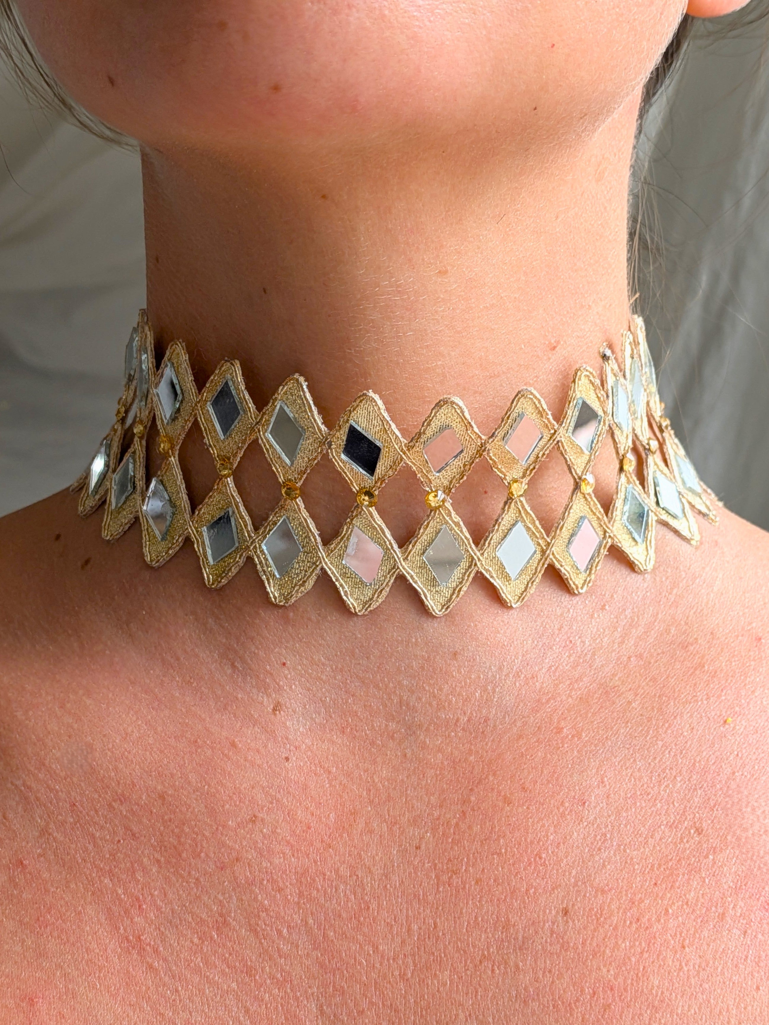 Collana Rombo Doppio - Oro Rosa