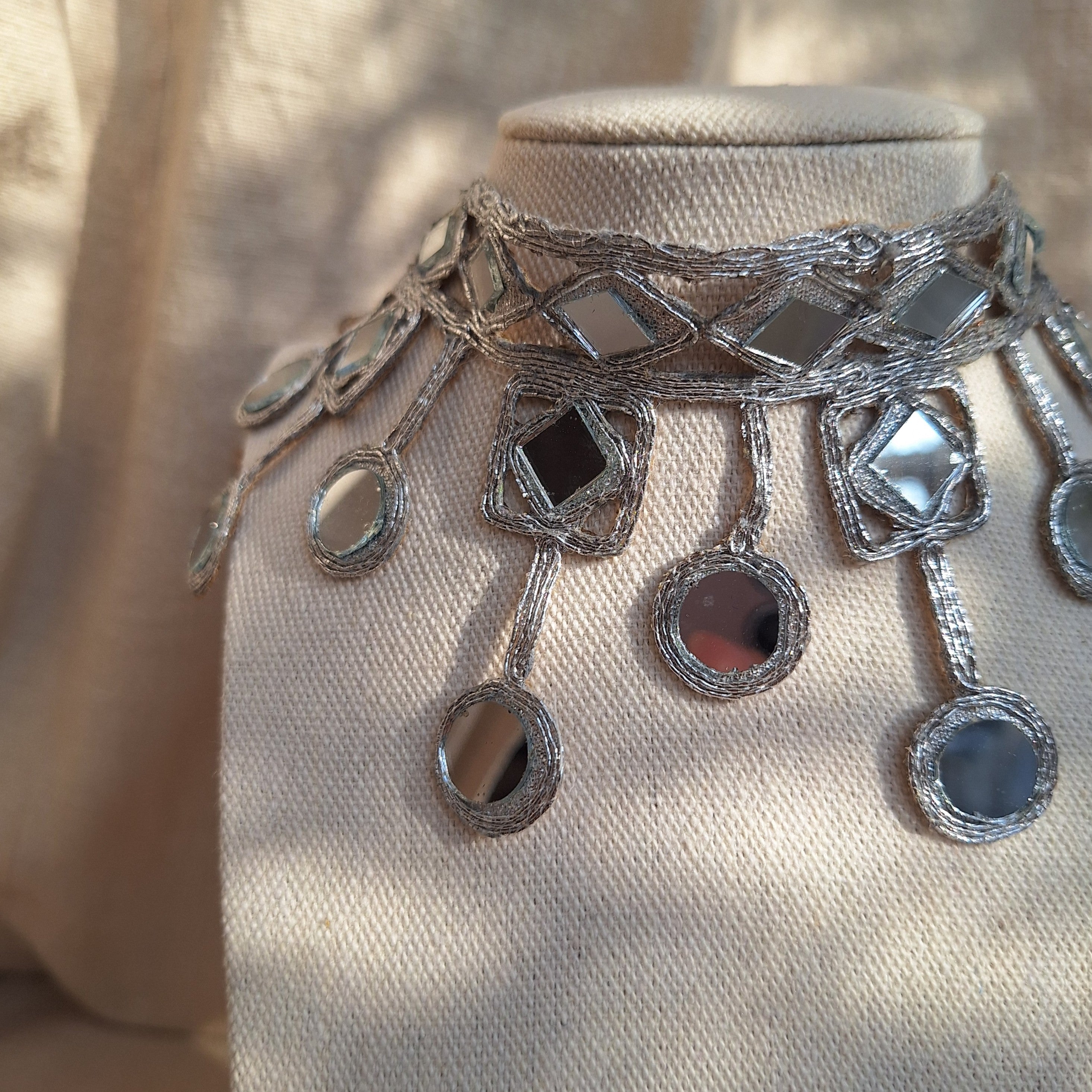 Collana Rombi e Cerchi - argento