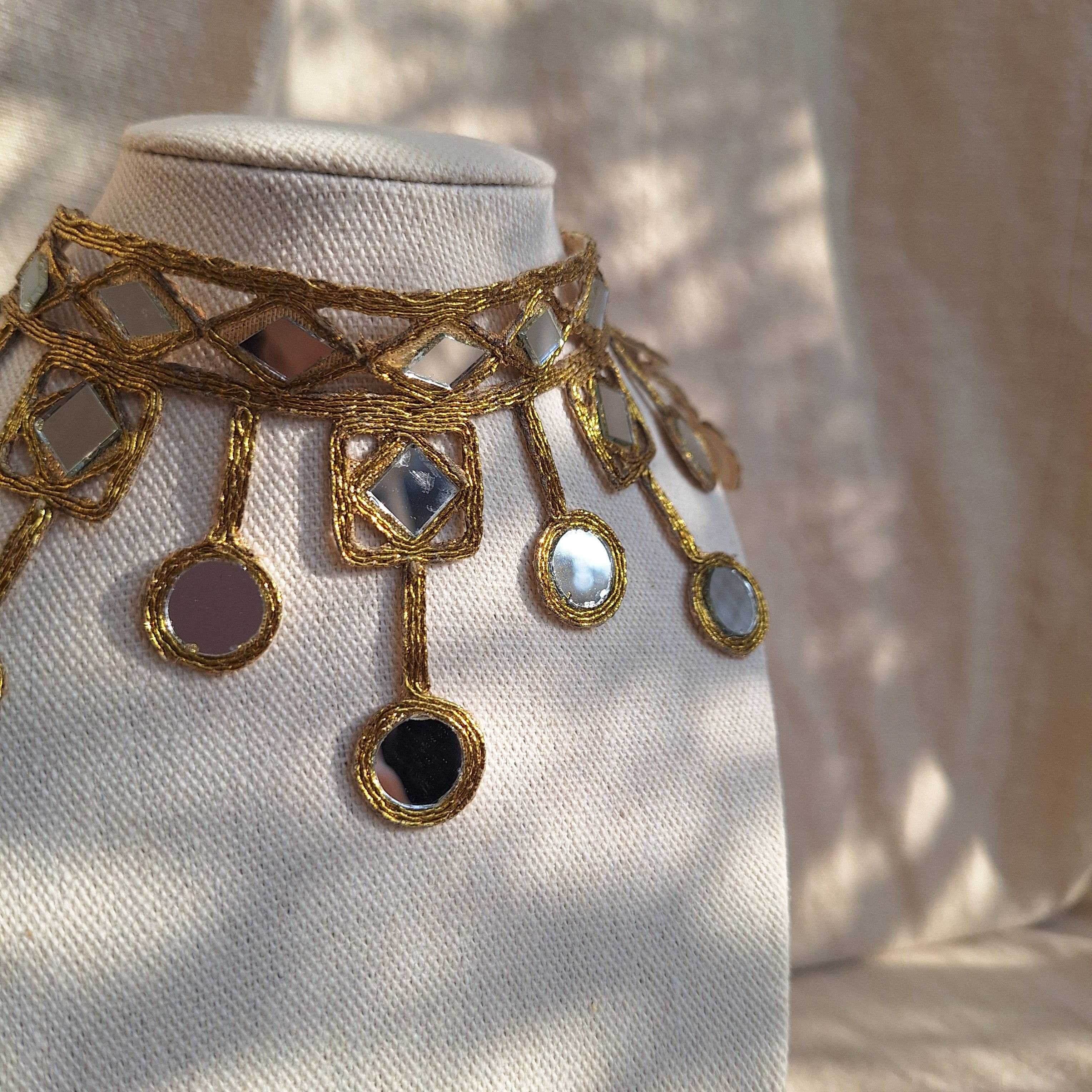 Collana Rombi e Cerchi - oro