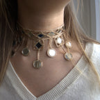 Collana Rombi e Cerchi - oro rosa