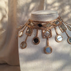 Collana Rombi e Cerchi - oro rosa