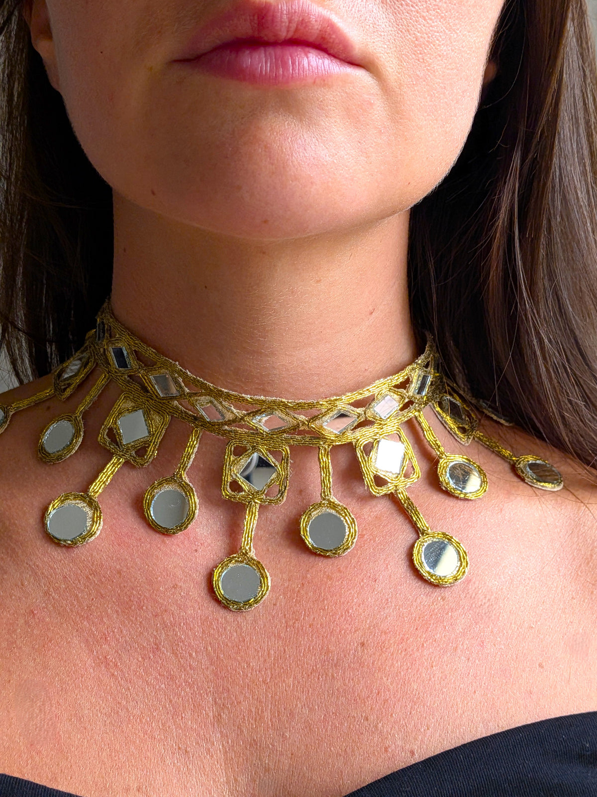 Collana Rombi e Cerchi - oro