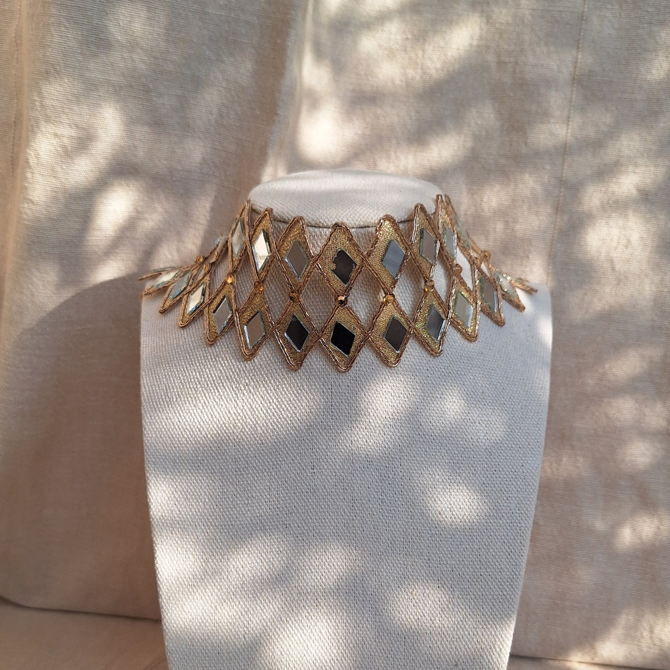 Collana Rombo Doppio - Oro Rosa