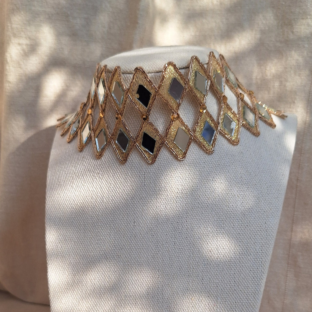 Collana Rombo Doppio - Oro Rosa
