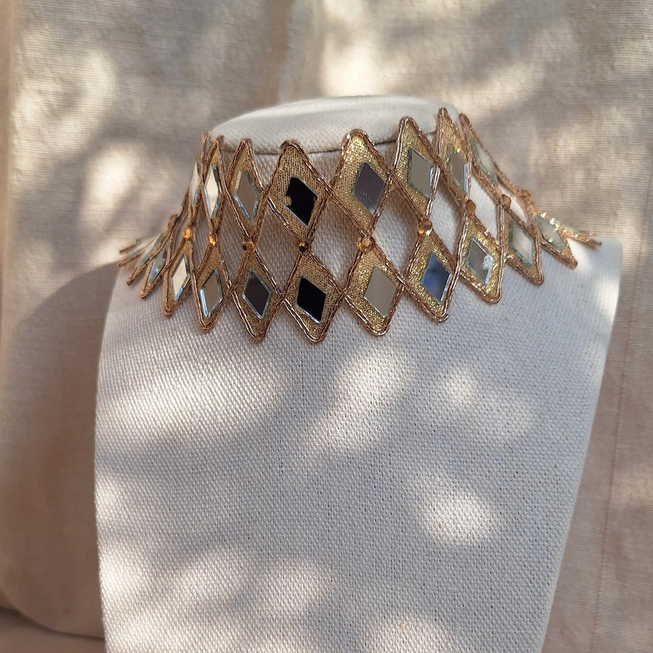 Collana Rombo Doppio - Oro Rosa
