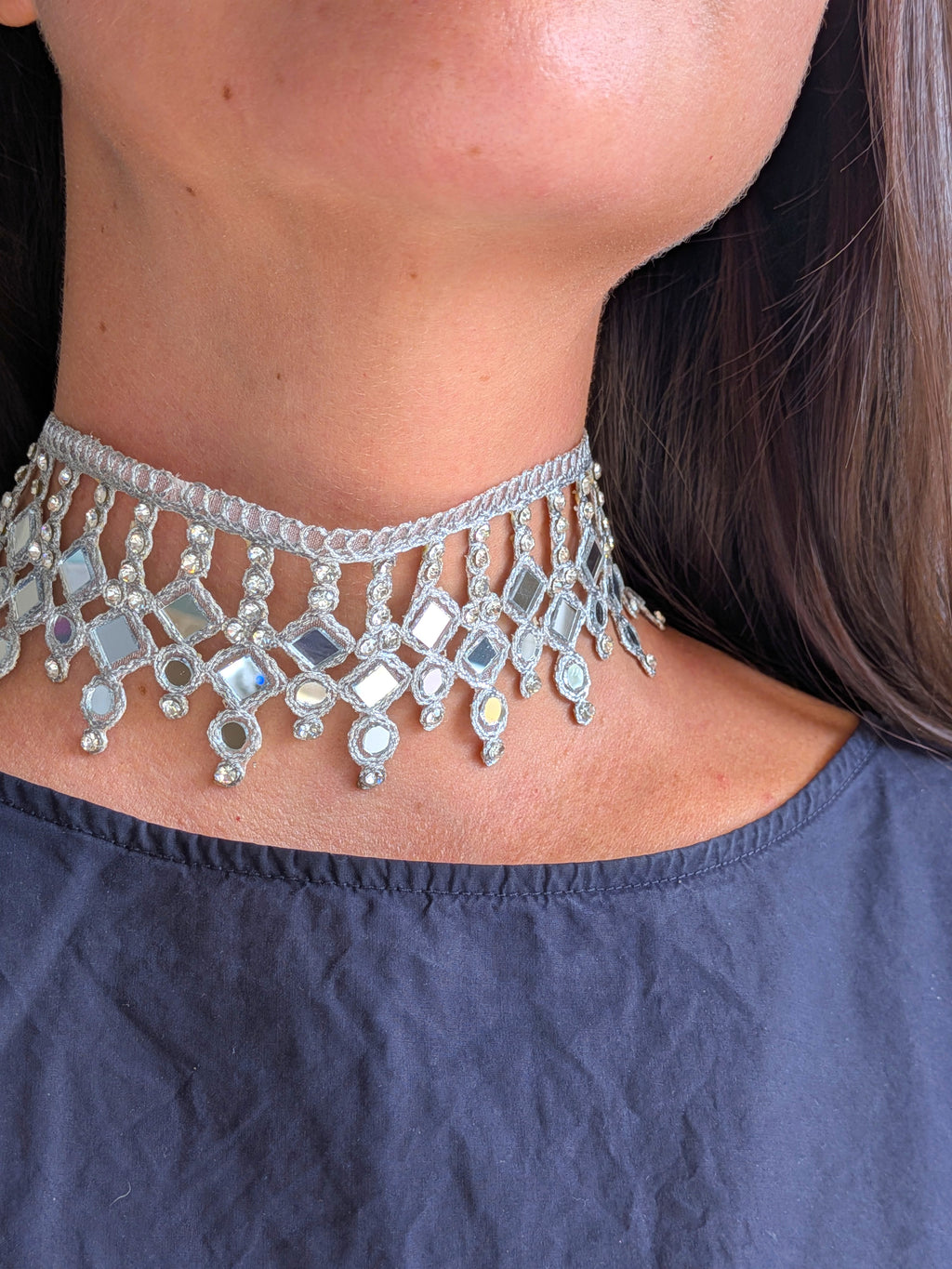 Collana Rugiada - Oro Argento