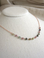 Collana Semi Rosario classico - tormalina
