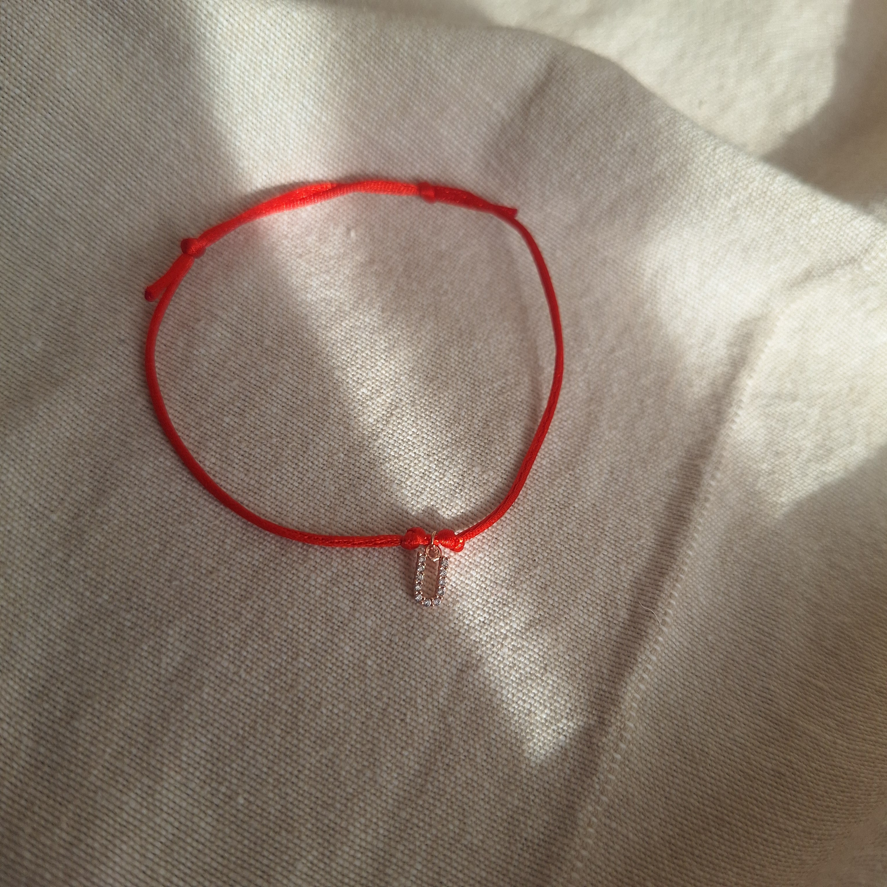 Bracciale letterina - U