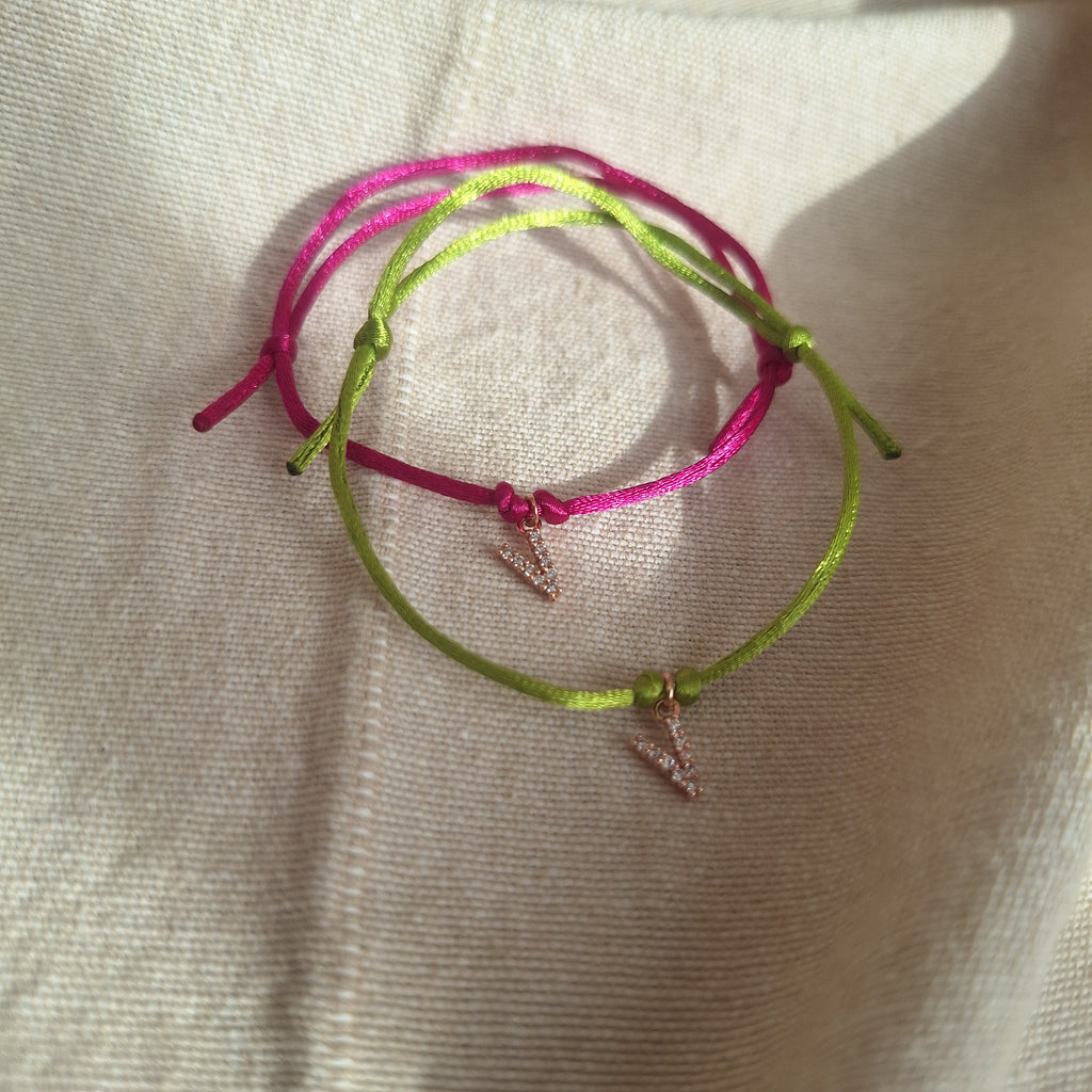Bracciale letterina - V